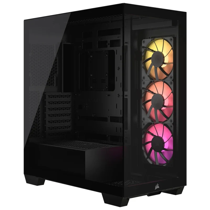 Corsair iCue Link 3500X RGB TG Mid-Tower PC Case (Black, White)