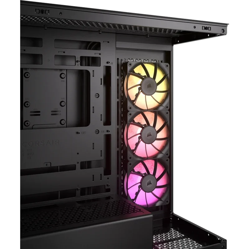 Corsair iCue Link 3500X RGB TG Mid-Tower PC Case (Black, White)