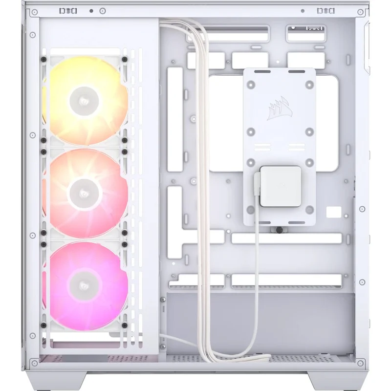 Corsair iCue Link 3500X RGB TG Mid-Tower PC Case (Black, White)