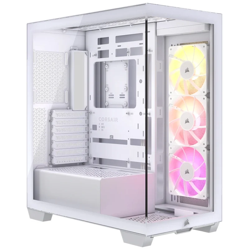 Corsair 3500X ARGB TG Mid-Tower PC Case (Black, White)