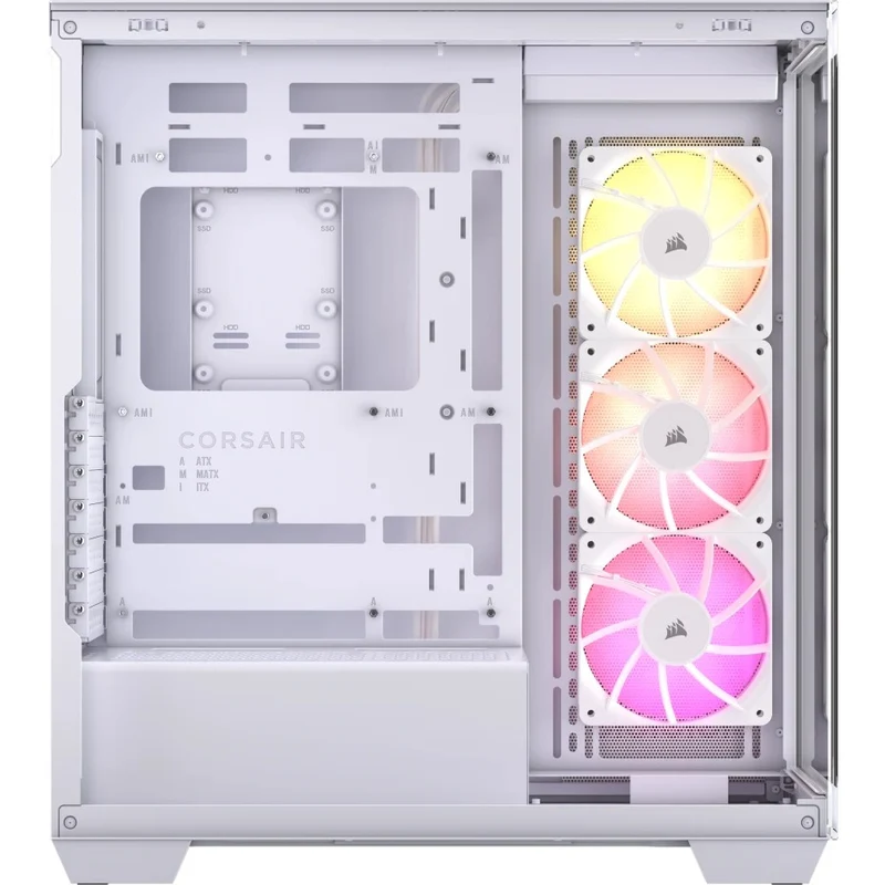 Corsair 3500X ARGB TG Mid-Tower PC Case (Black, White)