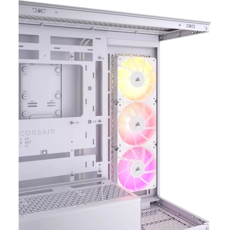 Corsair 3500X ARGB TG Mid-Tower PC Case (Black, White)