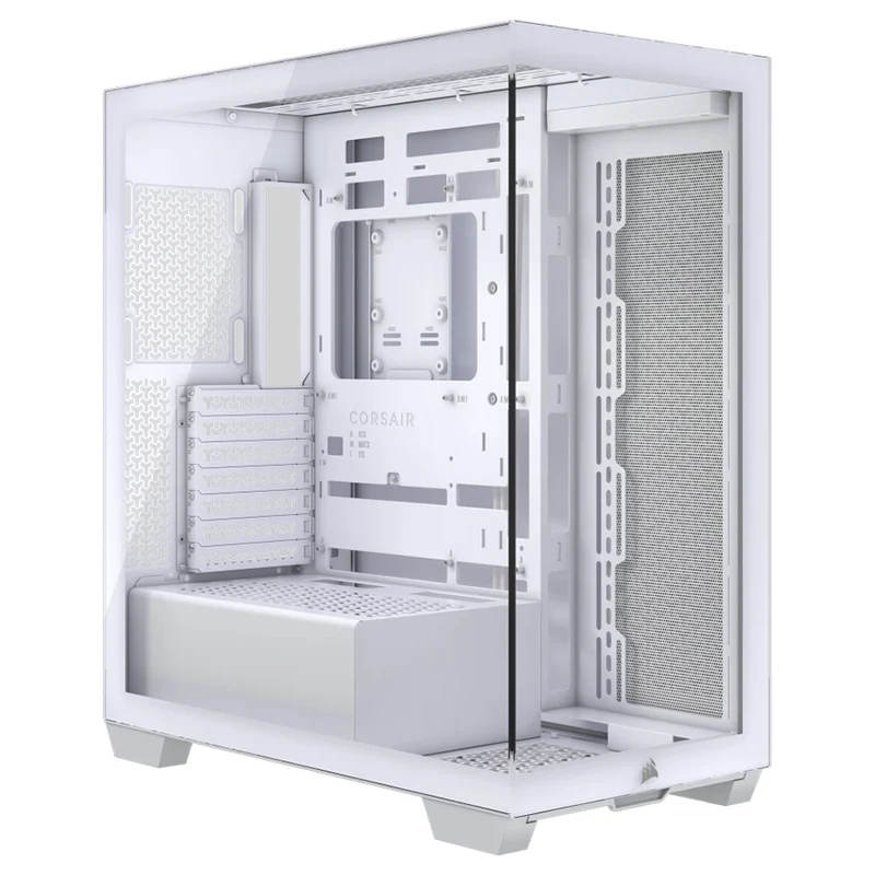 Corsair 3500X TG Mid-Tower PC Case (Black, White)