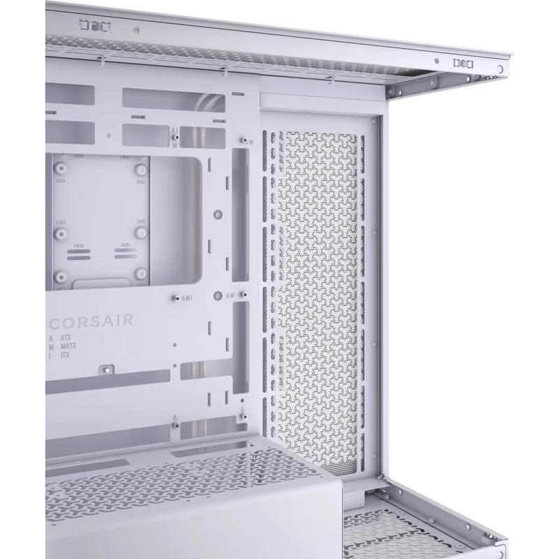 Corsair 3500X TG Mid-Tower PC Case (Black, White)