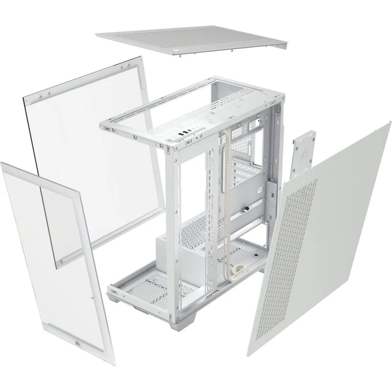 Corsair 3500X TG Mid-Tower PC Case (Black, White)