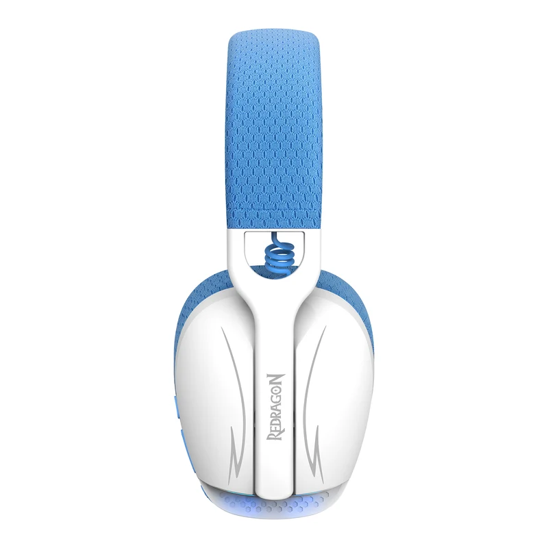 Redragon H878 Skuld Pro Lightweight Wireless Gaming Headset (Black/Blue, Black,Blue, White)