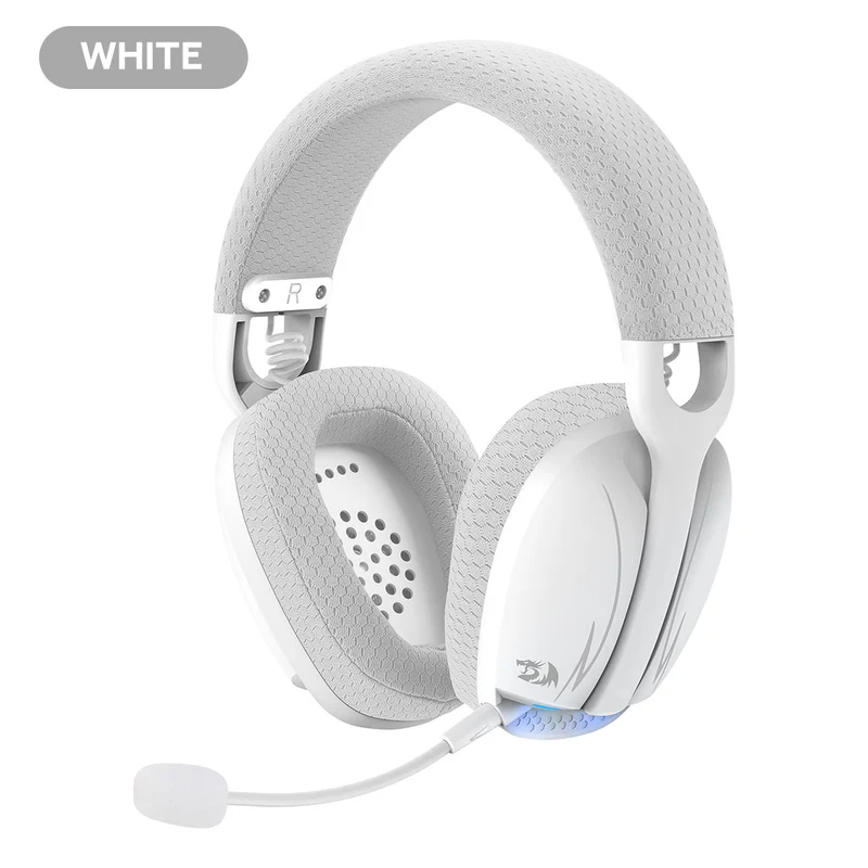 Redragon H878 Skuld Pro Lightweight Wireless Gaming Headset (Black/Blue, Black,Blue, White)