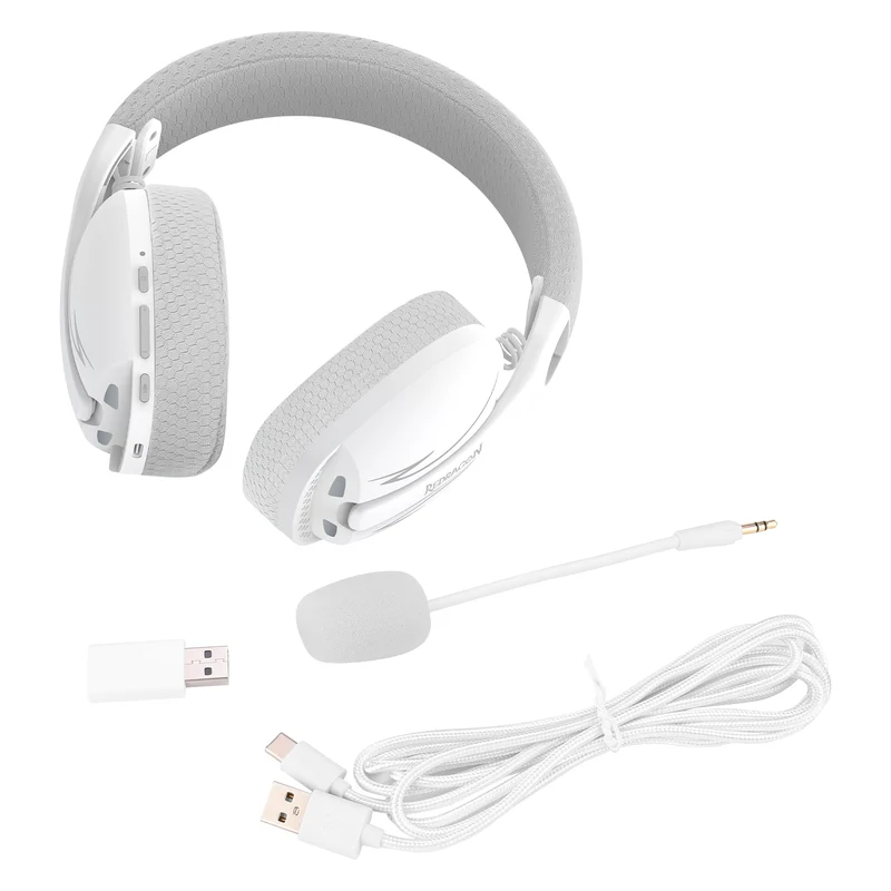 Redragon H878 Skuld Pro Lightweight Wireless Gaming Headset (Black/Blue, Black,Blue, White)