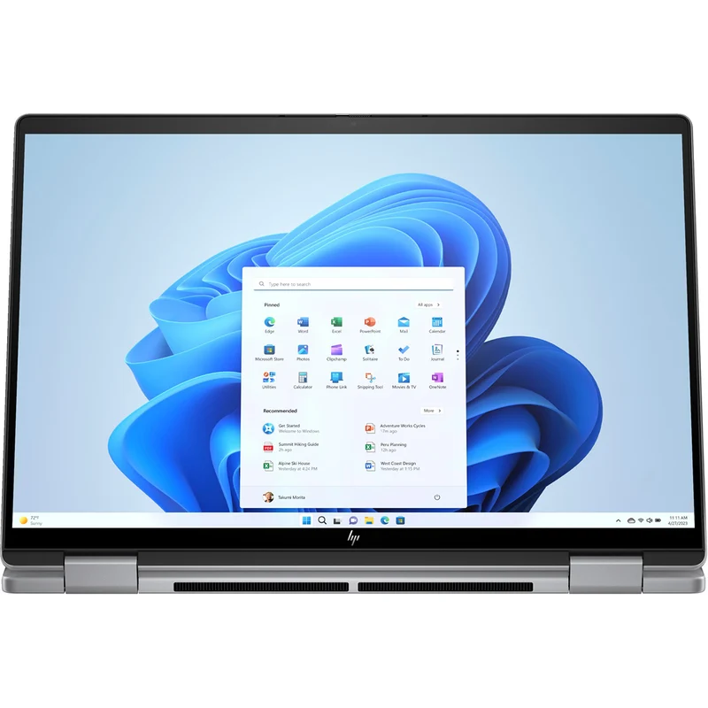 HP Envy x360 14-FC0132TU 2-in-1 Laptop (Meteor Silver) | 14" WUXGA (1920x1200) IPS | Core Ultra 5 125U | 16GB RAM | 512GB SSD | Intel Integrated Graphics | Windows 11 Home | MS Office Home & Student 2021 + HP Travel 18L Backpack