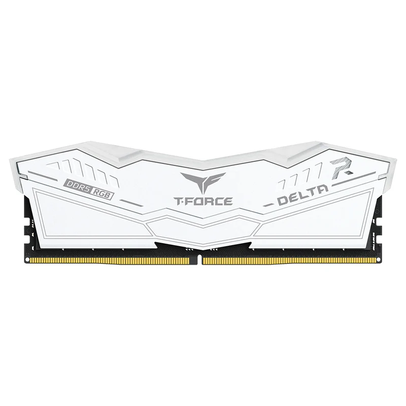 TeamGroup T-Force Delta RGB 32GB (2x16GB) DDR5 5600MHz CL36-36-36-76 1.2V Gaming Desktop Memory (White) (FF4D532G5600HC36BDC01)