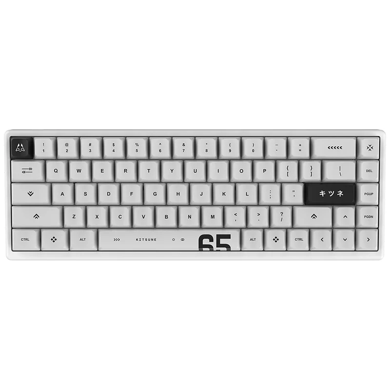 Arbiter Studio Polar 65 Pro Magnetic Gaming Keyboard (Kitsune White, Kitsune Black)