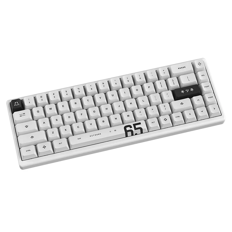 Arbiter Studio Polar 65 Pro Magnetic Gaming Keyboard (Kitsune White, Kitsune Black)