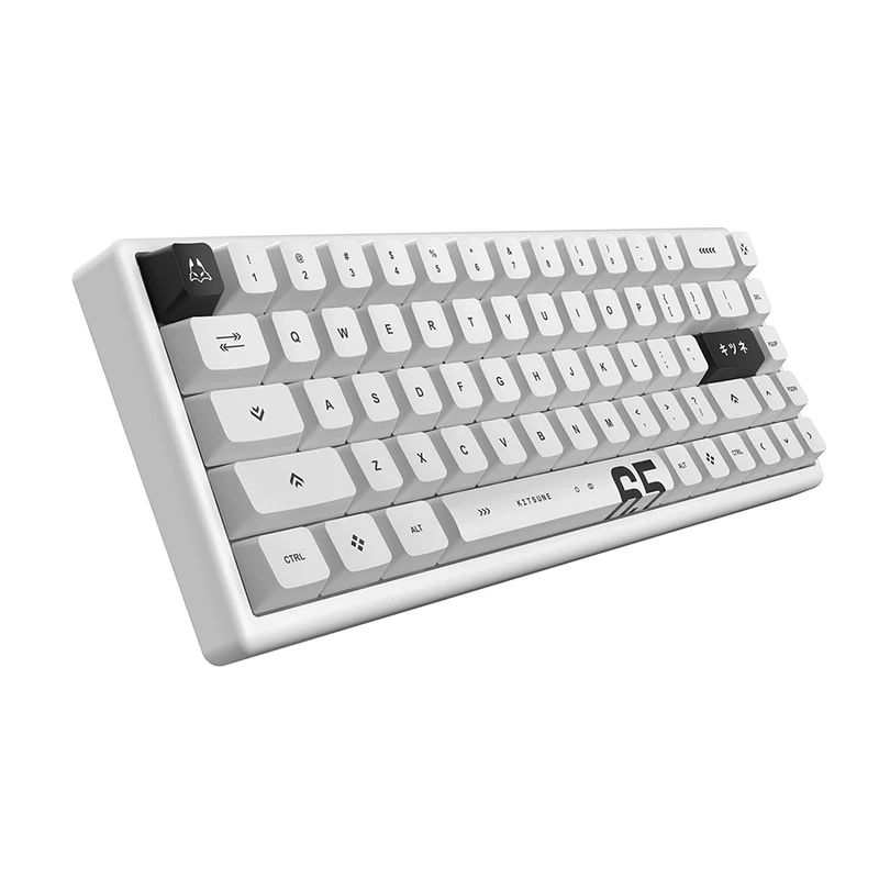 Arbiter Studio Polar 65 Pro Magnetic Gaming Keyboard (Kitsune White, Kitsune Black)