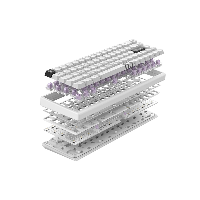 Arbiter Studio Polar 65 Pro Magnetic Gaming Keyboard (Kitsune White, Kitsune Black)