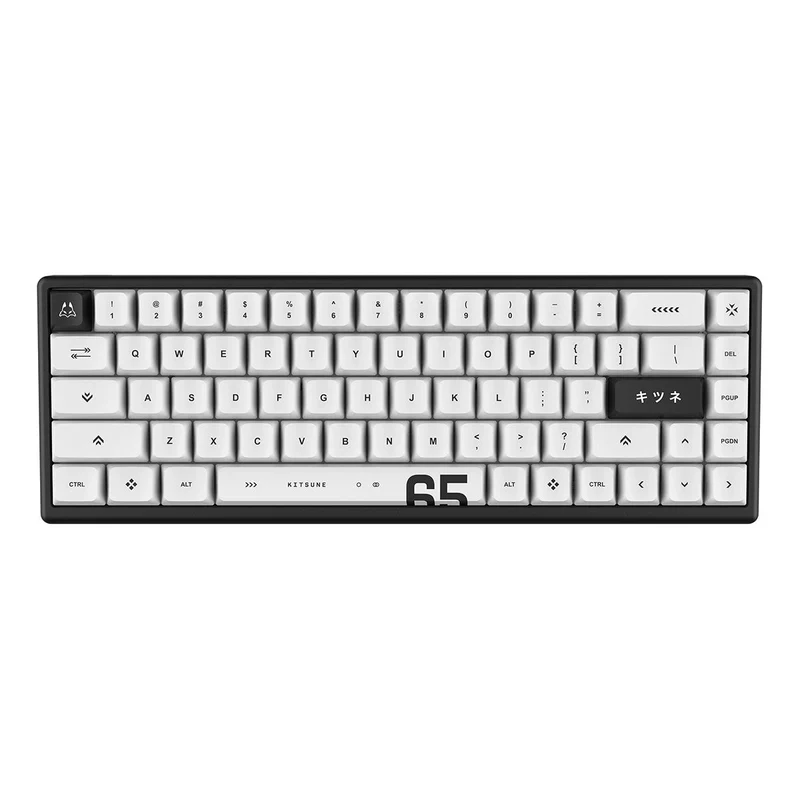 Arbiter Studio Polar 65 Pro Magnetic Gaming Keyboard (Kitsune White, Kitsune Black)