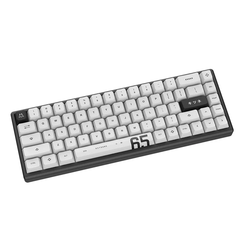 Arbiter Studio Polar 65 Pro Magnetic Gaming Keyboard (Kitsune White, Kitsune Black)
