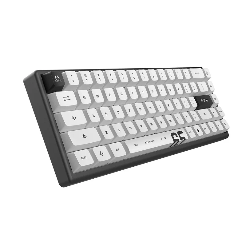 Arbiter Studio Polar 65 Pro Magnetic Gaming Keyboard (Kitsune White, Kitsune Black)