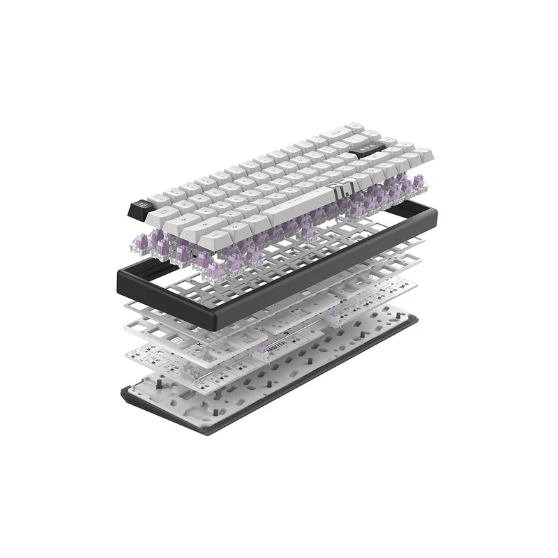 Arbiter Studio Polar 65 Pro Magnetic Gaming Keyboard (Kitsune White, Kitsune Black)
