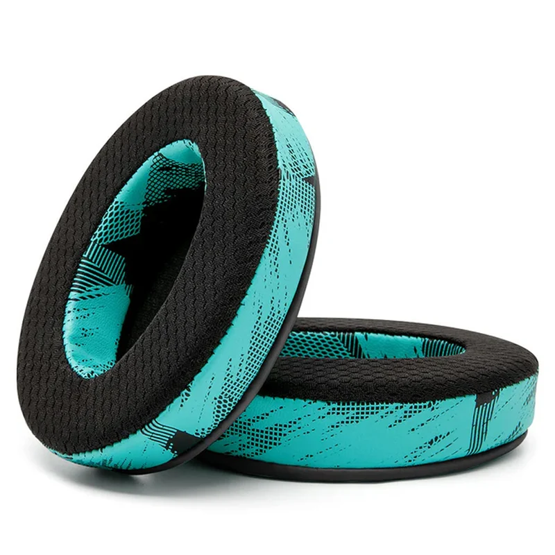 Wicked Cushions WC Freeze - Hybrid Cooling Gel Infused Gaming Earpads (Black, Red Camo, Speed Racer, Black Camo, Anthracite, White, Speed Racer Cyan, 90s White, 90s Black, Red Prism, Orange Prism, Cyan Prism, Kinetic Wave)