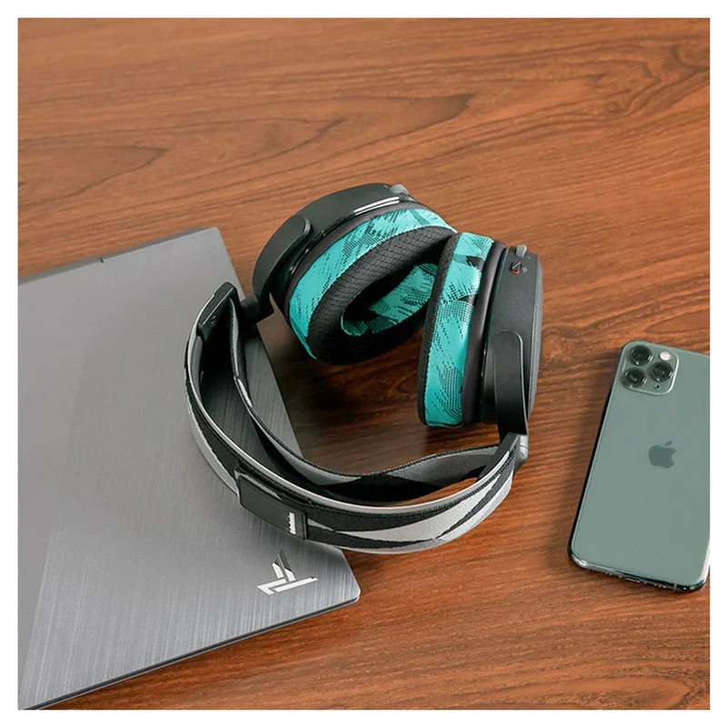 Wicked Cushions WC Freeze - Hybrid Cooling Gel Infused Gaming Earpads (Black, Red Camo, Speed Racer, Black Camo, Anthracite, White, Speed Racer Cyan, 90s White, 90s Black, Red Prism, Orange Prism, Cyan Prism, Kinetic Wave)