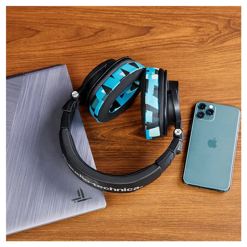 Wicked Cushions WC Freeze - Hybrid Cooling Gel Infused Gaming Earpads (Black, Red Camo, Speed Racer, Black Camo, Anthracite, White, Speed Racer Cyan, 90s White, 90s Black, Red Prism, Orange Prism, Cyan Prism, Kinetic Wave)