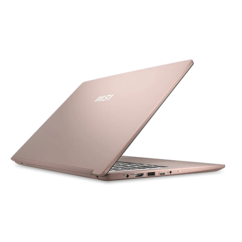 MSI Modern 14 C13M-1264PH Laptop (Beige Rose) | 14" FHD (1920x1080) IPS | i5-1335U | 16GB RAM | 512GB SSD | Iris Xe Graphics | Windows 11 Home + MS Office Home & Student 2021 + MSI Sleeve Bag GP