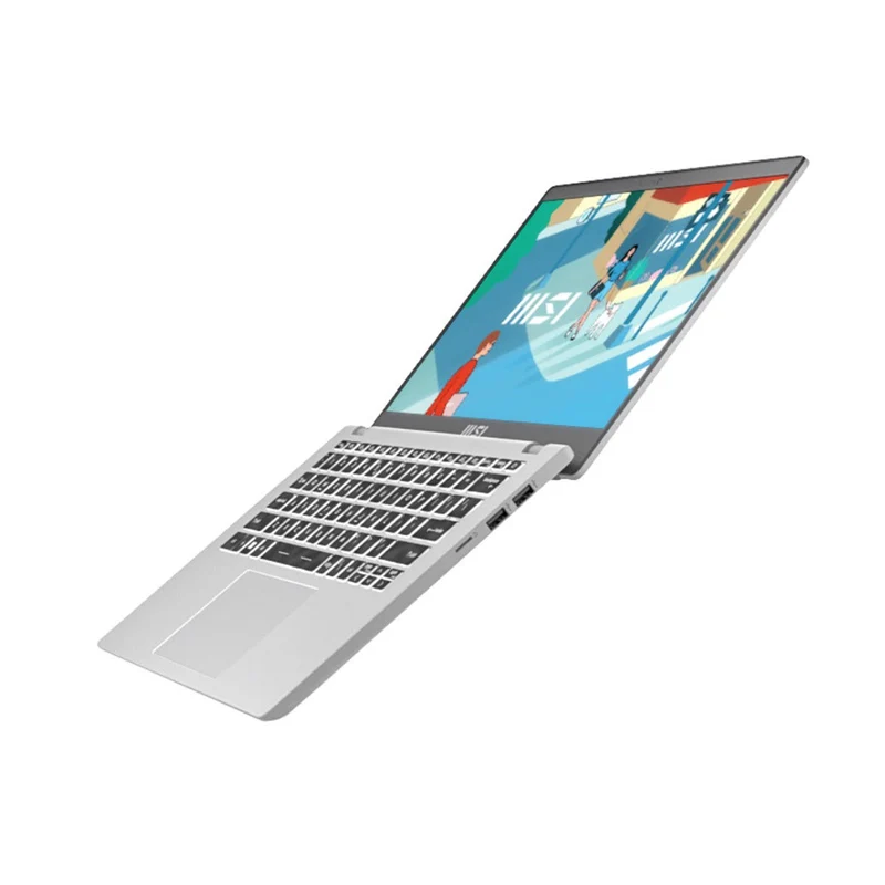 MSI Modern 14 C13M-1262PH Laptop (Urban Silver) | 14" FHD (1920x1080) IPS | i5-1335U | 16GB RAM | 512GB SSD | Iris Xe Graphics | Windows 11 Home + MS Office Home & Student 2021 + MSI Sleeve Bag GP