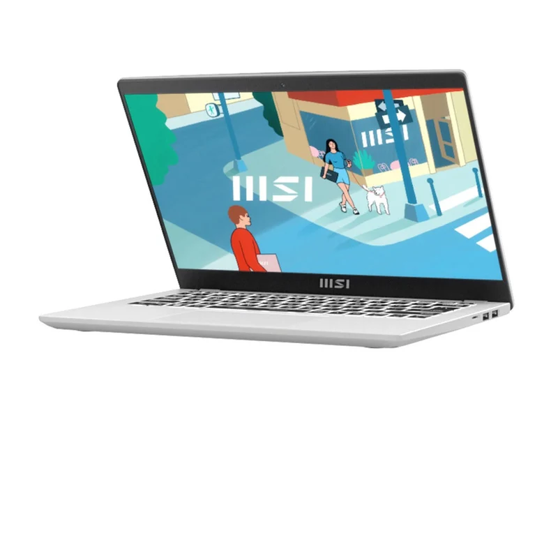MSI Modern 14 C13M-1262PH Laptop (Urban Silver) | 14" FHD (1920x1080) IPS | i5-1335U | 16GB RAM | 512GB SSD | Iris Xe Graphics | Windows 11 Home + MS Office Home & Student 2021 + MSI Sleeve Bag GP
