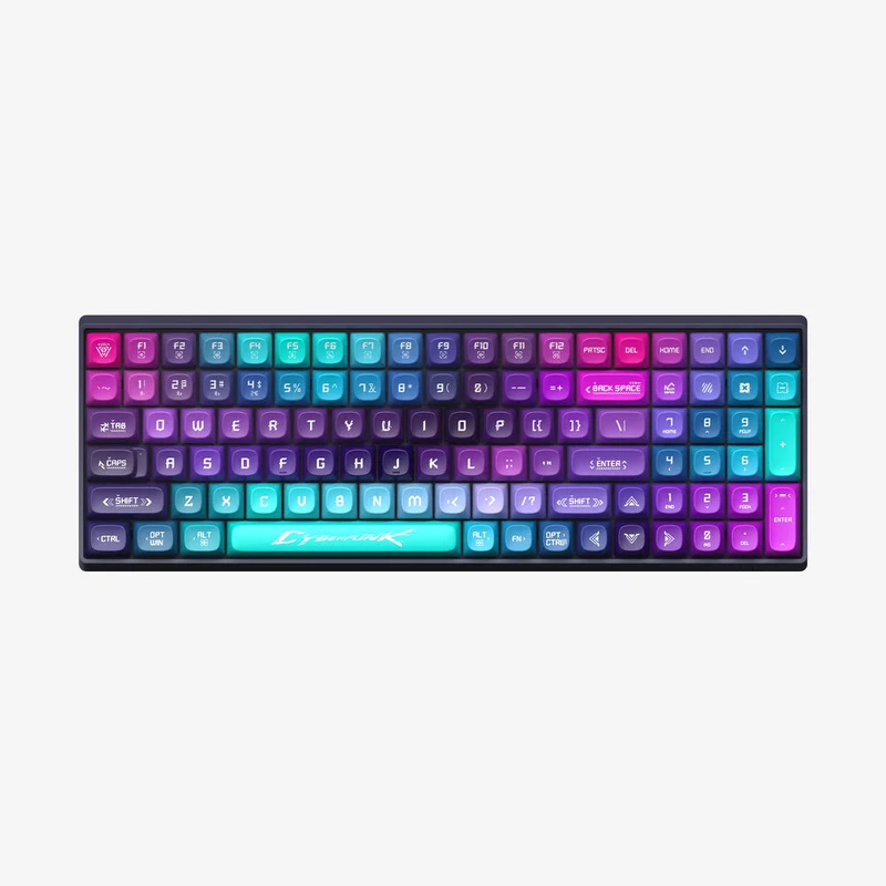 Lofree Touch 100-Keys Triple Mode Wireless Mechanical Keyboard (Cyberpunk)