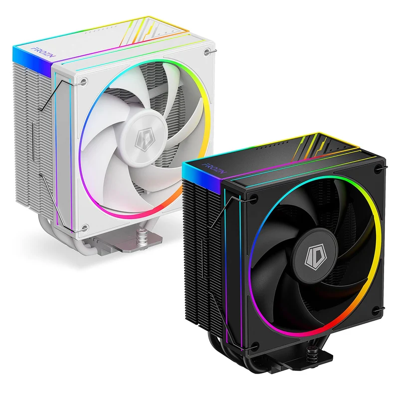 ID-Cooling Frozn A410 ARGB 4 Heatpipe 120mm CPU Cooler (Black, White)