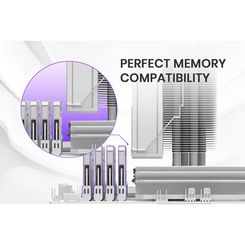ID-Cooling Frozn A410 ARGB 4 Heatpipe 120mm CPU Cooler (Black, White)