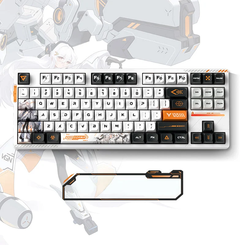VXE V87 Pro Gasket RGB Mechanical Keyboard Anya Switch (Diana)