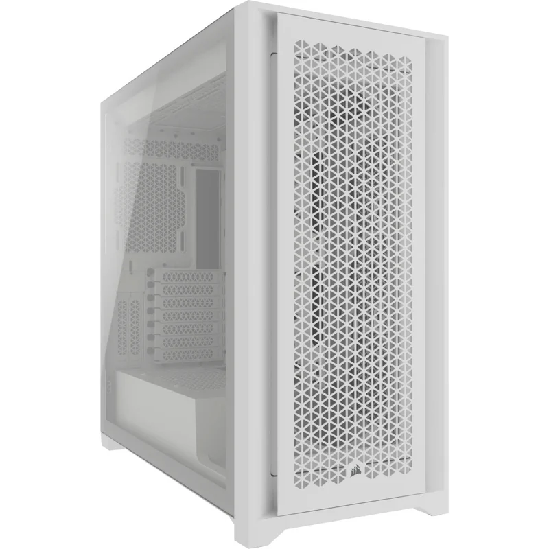 Corsair 5000D Airflow Core Tempered Glass Mid-Tower ATX PC Case (Black, White)