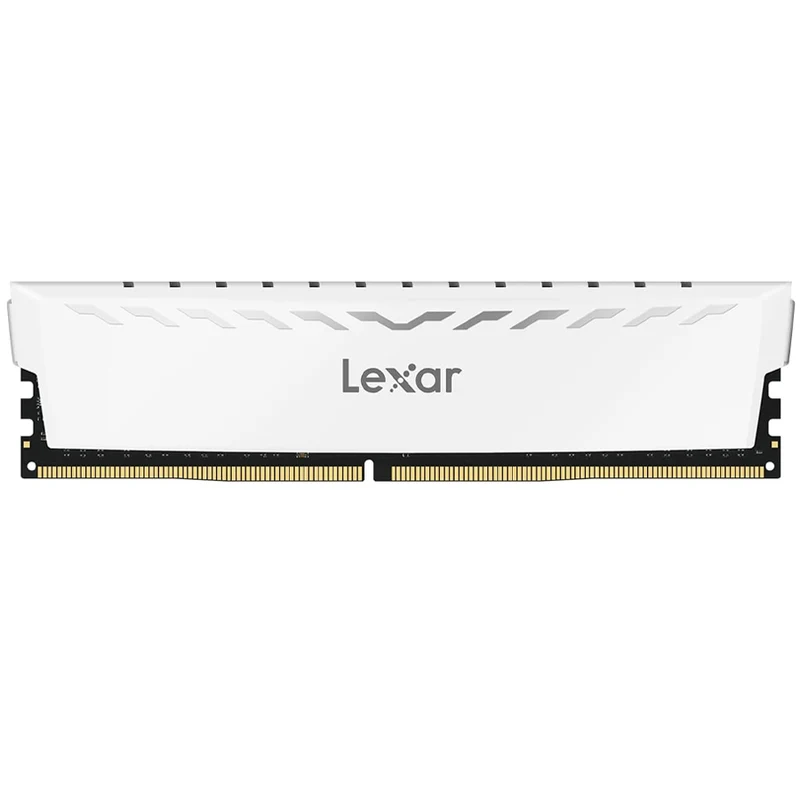 Lexar Thor 8GB DDR4 3600MHz CL18 Intel XMP 2.0 Gaming Desktop Memory (White) (LD4BU008G-R3600GSWG)