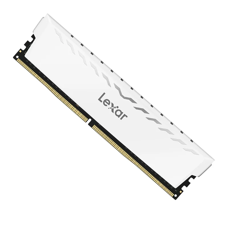 Lexar Thor 8GB DDR4 3600MHz CL18 Intel XMP 2.0 Gaming Desktop Memory (White) (LD4BU008G-R3600GSWG)