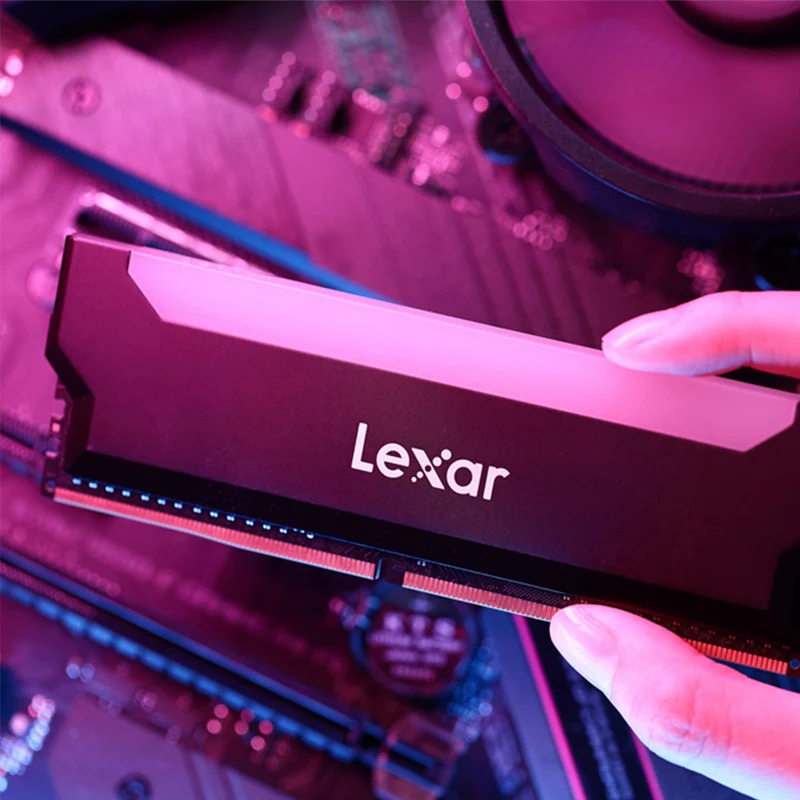 Lexar Hades RGB 16GB Kit (2x8GB) DDR4 3600MHz CL19 Support Intel XMP 2.0 & AMD Ryzen Gaming Desktop Memory (LD4BU008G-R3600GDLH)