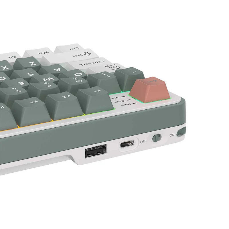 Royal Kludge RK-S98 Tri-Mode RGB 98 Keys Hot Swappable Mechanical Keyboard Camping (Blue Switch, Brown Switch, Chartreuse Switch, Beige Switch)