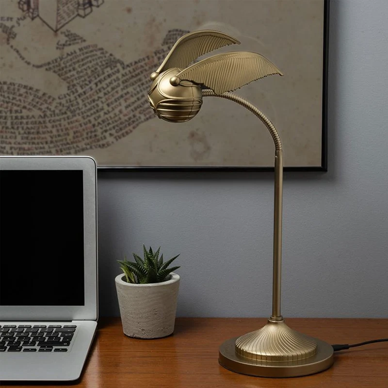 Paladone Harry Potter Golden Snitch Posable Desk Lamp (PP12796HP)