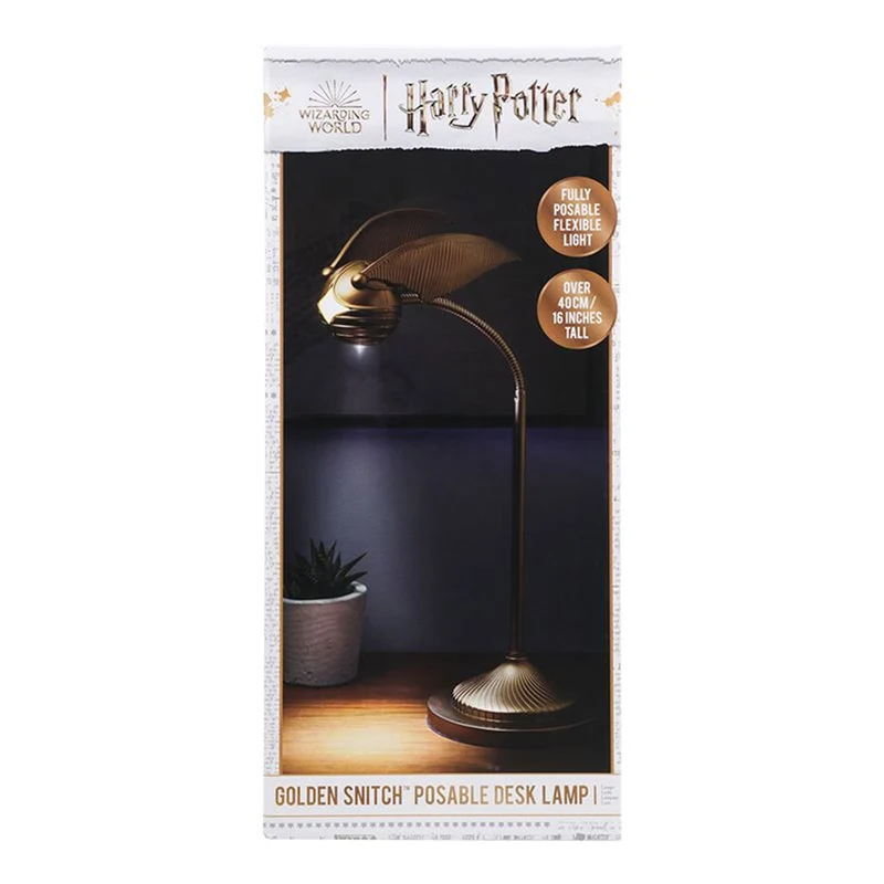 Paladone Harry Potter Golden Snitch Posable Desk Lamp (PP12796HP)