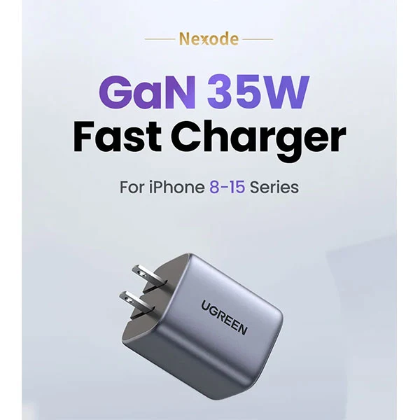 UGreen Nexode 35W 2-Port GaN Fast Charger (CD350/15538)