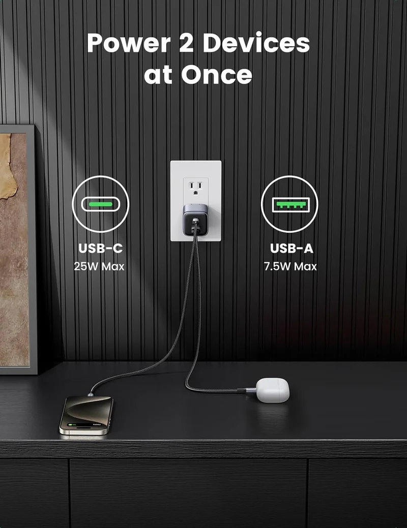 UGreen Nexode 35W 2-Port GaN Fast Charger (CD350/15538)