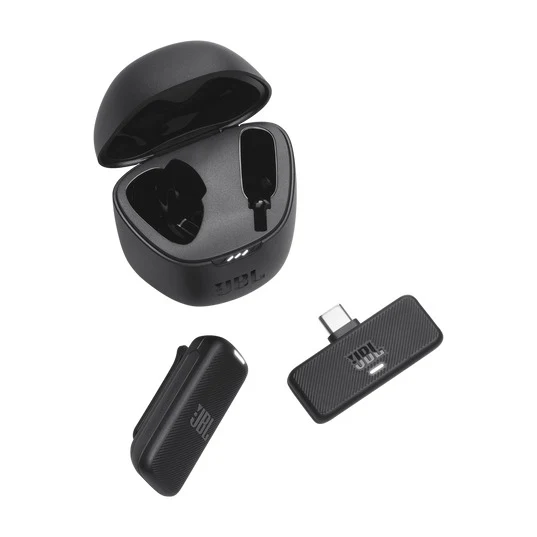 JBL Quantum Stream Wireless USB-C Clip-on Microphone