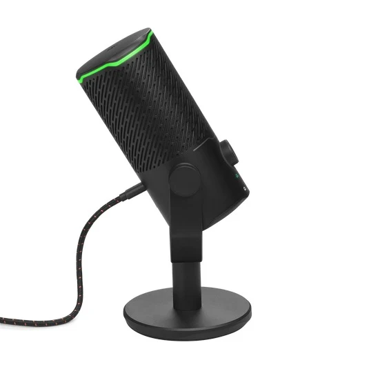 JBL Quantum Stream Studio Quad Pattern Premium USB Microphone for Streaming/ Recording/ Gaming (Black)
