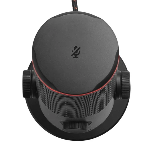JBL Quantum Stream Studio Quad Pattern Premium USB Microphone for Streaming/ Recording/ Gaming (Black)