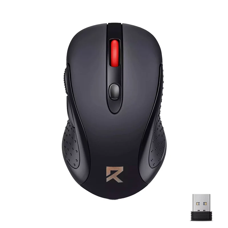 Redragon BM-2638 2.4G Wireless Mouse (Black, Blue)