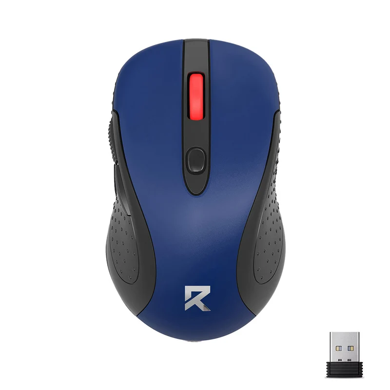 Redragon BM-2638 2.4G Wireless Mouse (Black, Blue)