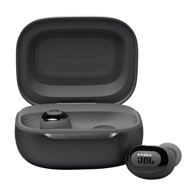 JBL Live Buds 3 True Wireless Noise Cancelling Closed-Stick Earbuds (Black, Silver, Purple, Blue)