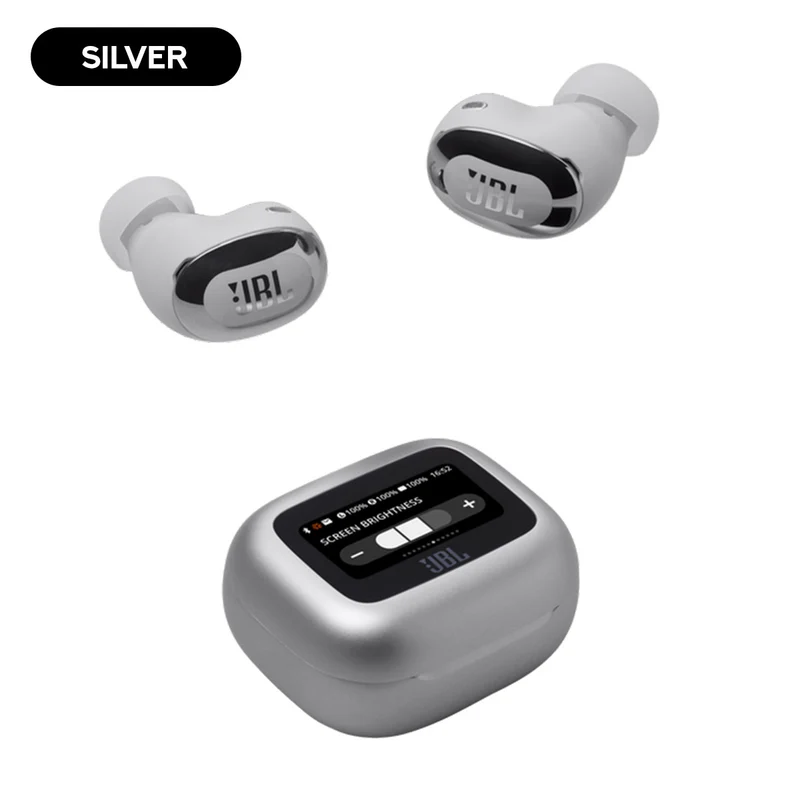 JBL Live Buds 3 True Wireless Noise Cancelling Closed-Stick Earbuds (Black, Silver, Purple, Blue)