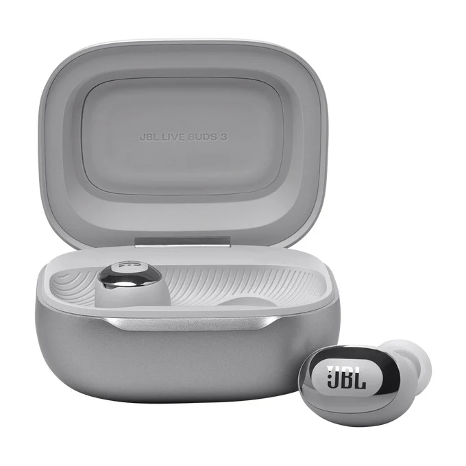 JBL Live Buds 3 True Wireless Noise Cancelling Closed-Stick Earbuds (Black, Silver, Purple, Blue)