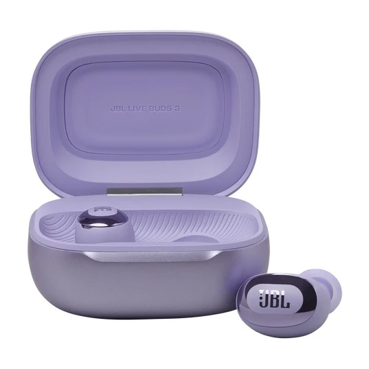 JBL Live Buds 3 True Wireless Noise Cancelling Closed-Stick Earbuds (Black, Silver, Purple, Blue)